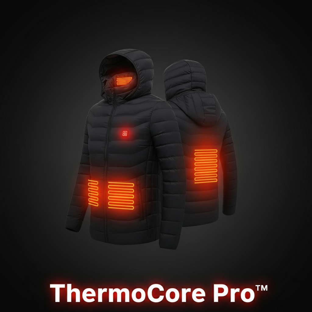 ThermoCore Pro jacket with "ThermoCore Pro™" text at bottom